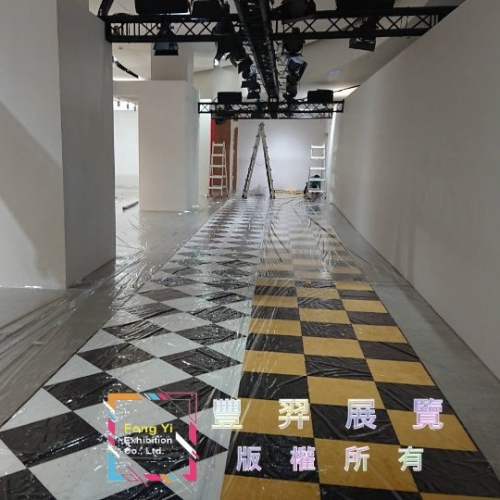 貴婦百貨B1~LV-棋盤格訂製地毯