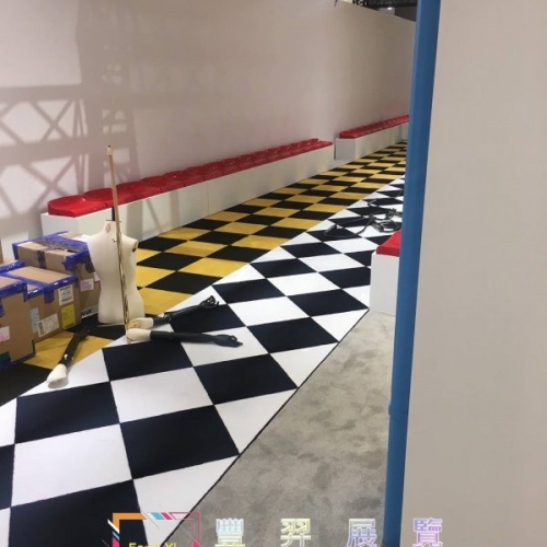 貴婦百貨B1~LV-棋盤格訂製地毯