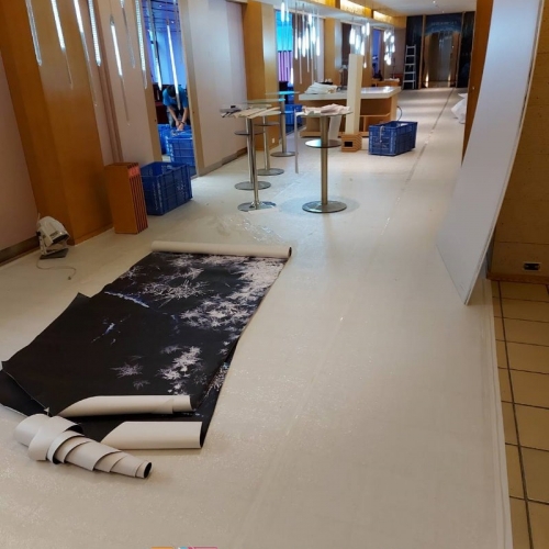 宜蘭礁溪老爺酒店-雪白色不織布