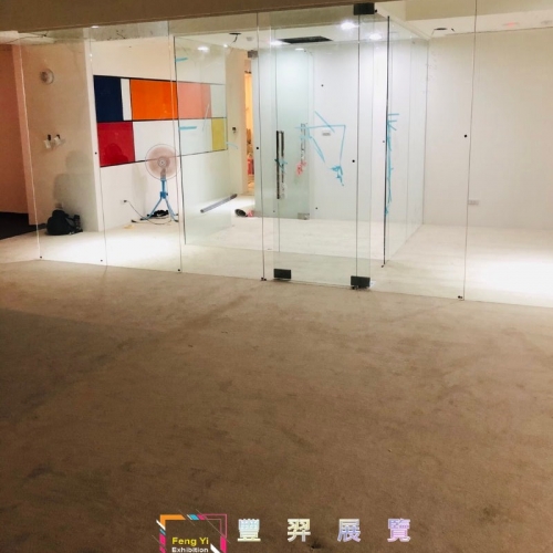承德路店面室內圈毛+長毛地毯+壓條
