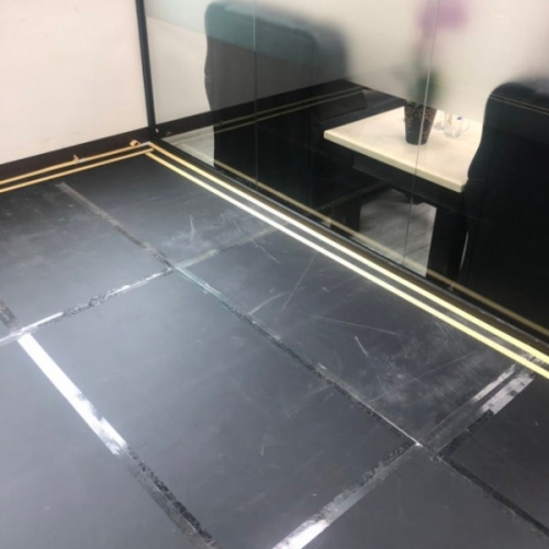 新店辦公室圈毛地毯加底料及7型壓條完工照片分享...