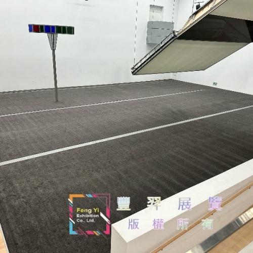 2025年美術館展廳長毛地毯+圈毛地毯施工