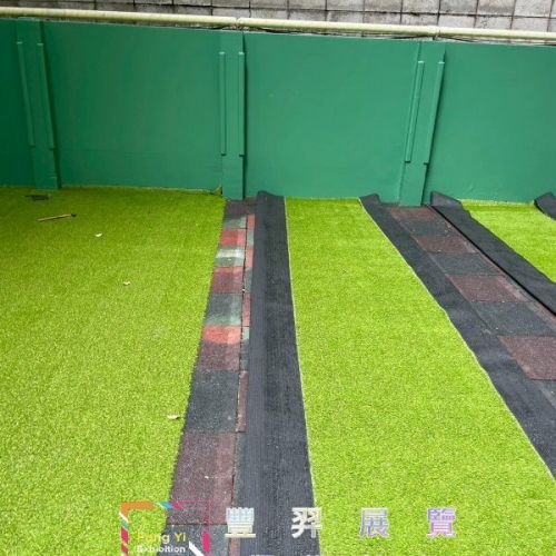 天母提拉皮斯教室-戶外細絲草滿鋪完工