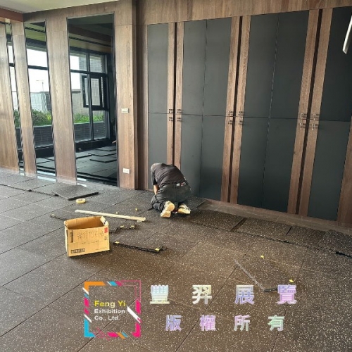 三重欣世代健身中心健身地墊鋪設完工照