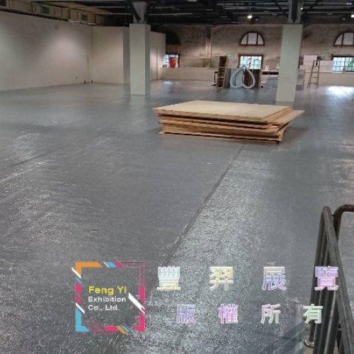 2019.12.17華山藝文中心-淺灰色不織布滿鋪