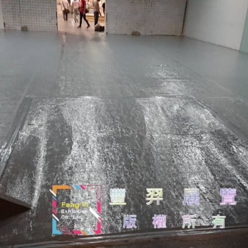 2019.12.17華山藝文中心-淺灰色不織布滿鋪